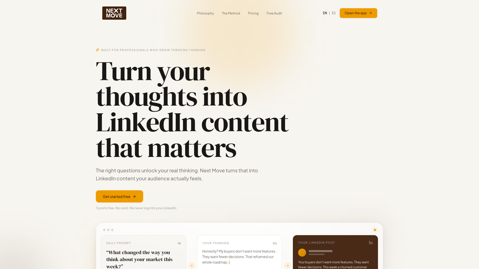 Next Move Landing Page